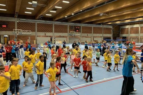 Evergemse leerlingen mochten weer naar Gymnastiekland