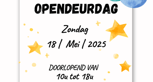 Kom naar onze Opendeurdag op 18 mei 2025!